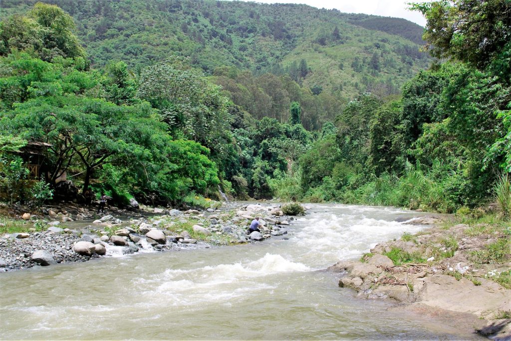No importan las sequías, el Yaque del Norte por Jarabacoa siempre es caudaloso y sus bosques siempre parecen estar en primavera.