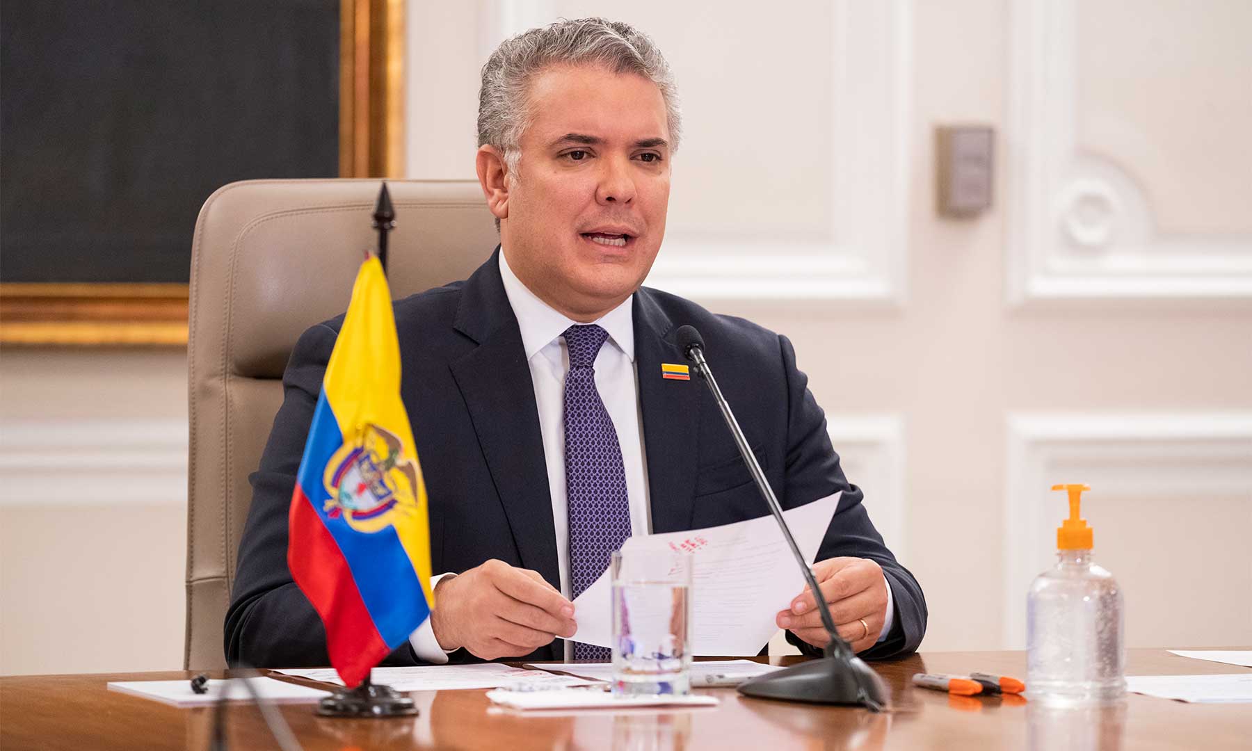 Presidente de Colombia Iván Duque
