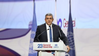 el secretario general de al OMT, Zurab Pololikashvili
