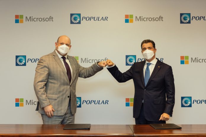 Popular y Microsoft impulsarán la transformación
