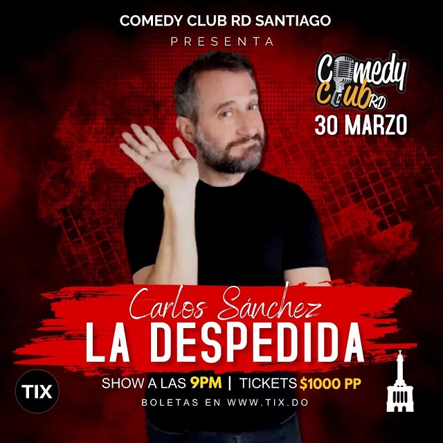El 30 en Comedy Club de la Calle Manuel Batlle #3, frente al Boulevard Las 3 Cruces