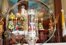 Septiembre, tiempo para celebrar Las Mercedes y darse una escapada de turismo cultural y religioso hacia la ciudad de La Vega Altar mayor en el Santuario Las Mercedes en el Santo Cerro, La Vega.