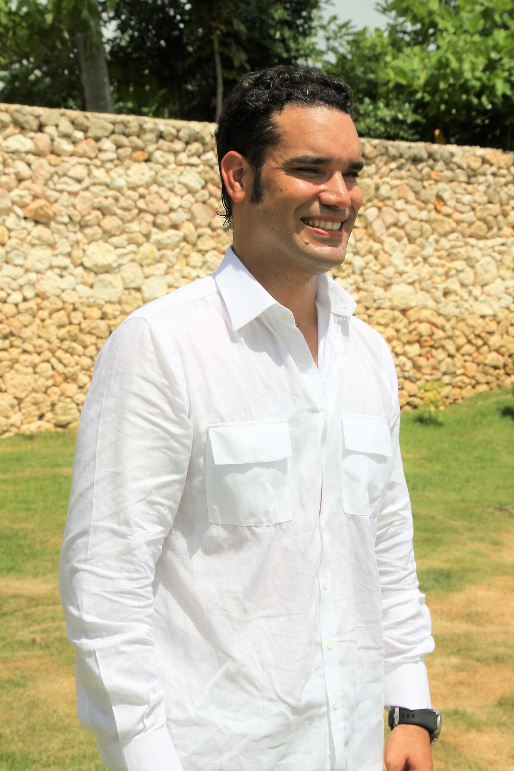 Luis Ramón Salcedo, su anfitrión en Cabrera Lodge.