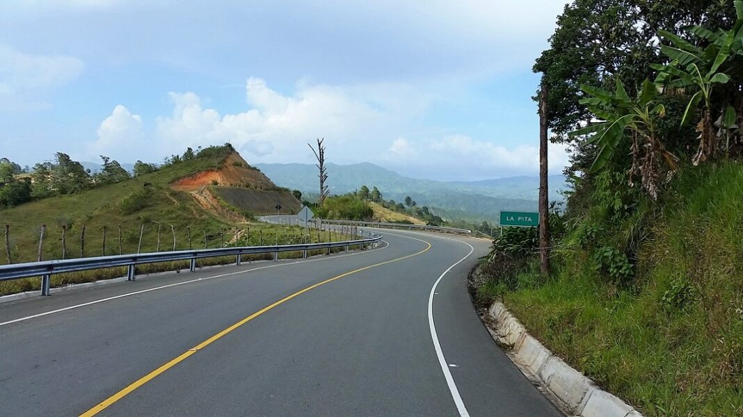 Carretera hacia Constanza desde Jarabacoa