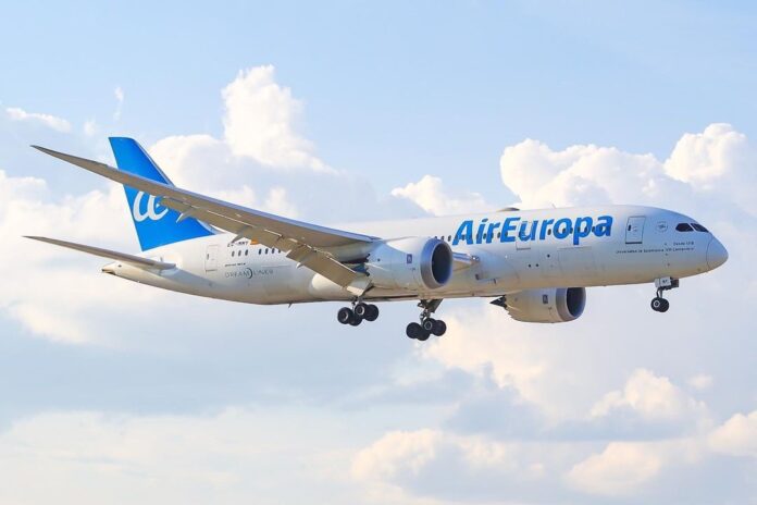 Air Europa con su flota Boeing 787 Dreamliner ahora para sus vuelos a Punta Cana