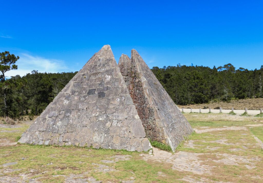 Vista de Las Pirámides en Valle Nuevo, uno de los lugares más visitados del parque.