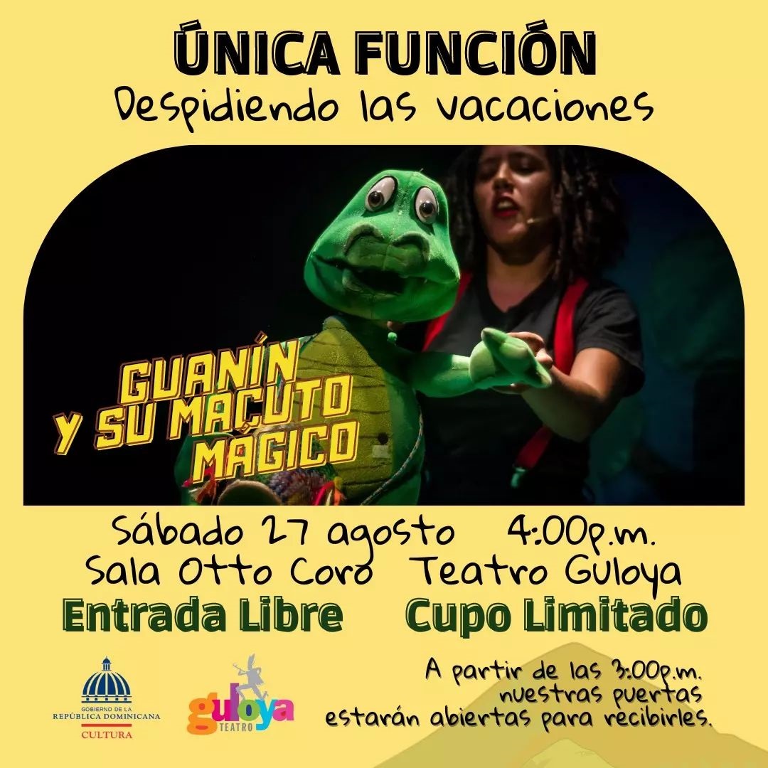 Guanín y su Macuto el 28 en Teatro Guloya