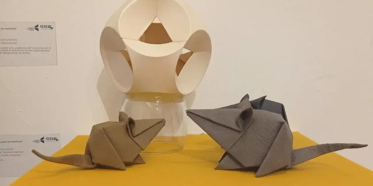 Obra de arte en origami