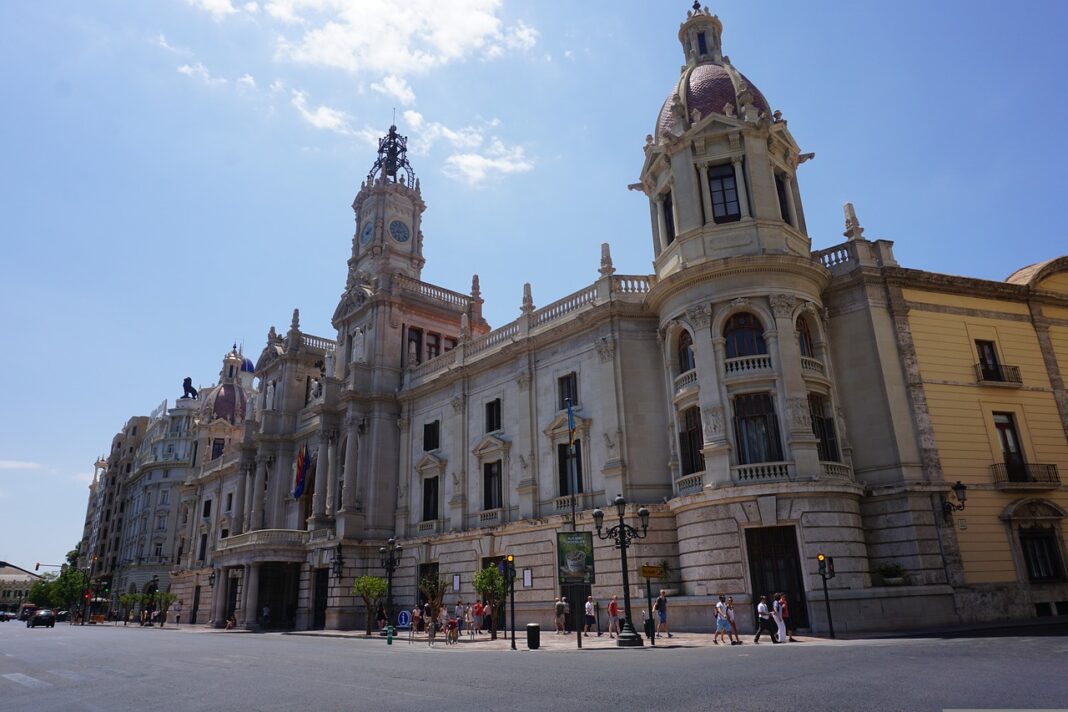 Arquitectura en la ciudad de Valencia, España. Foto Pixabay.