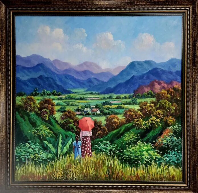 "Paisaje dominicano" de Miguel Núñez, la obra del mes de la Galería Nacional de Bellas Artes