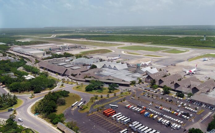Aeropuerto Internacional de Puntacana en el Este de República Dominicana.