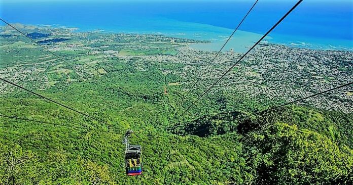 El teleférico de Puerto Plata vuelve a entrar en servicio desde este lunes.