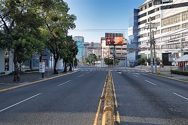 Una calle en Santo Domingo