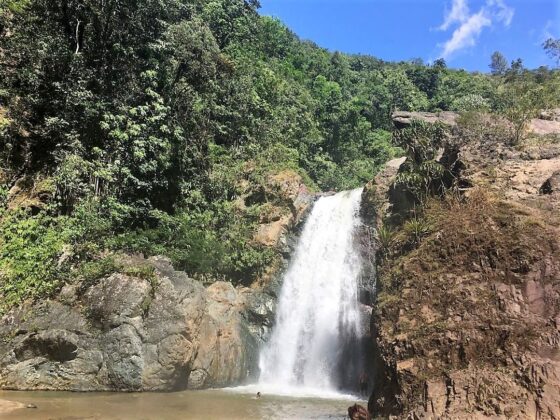 Vista del Salto de Jimenoa.