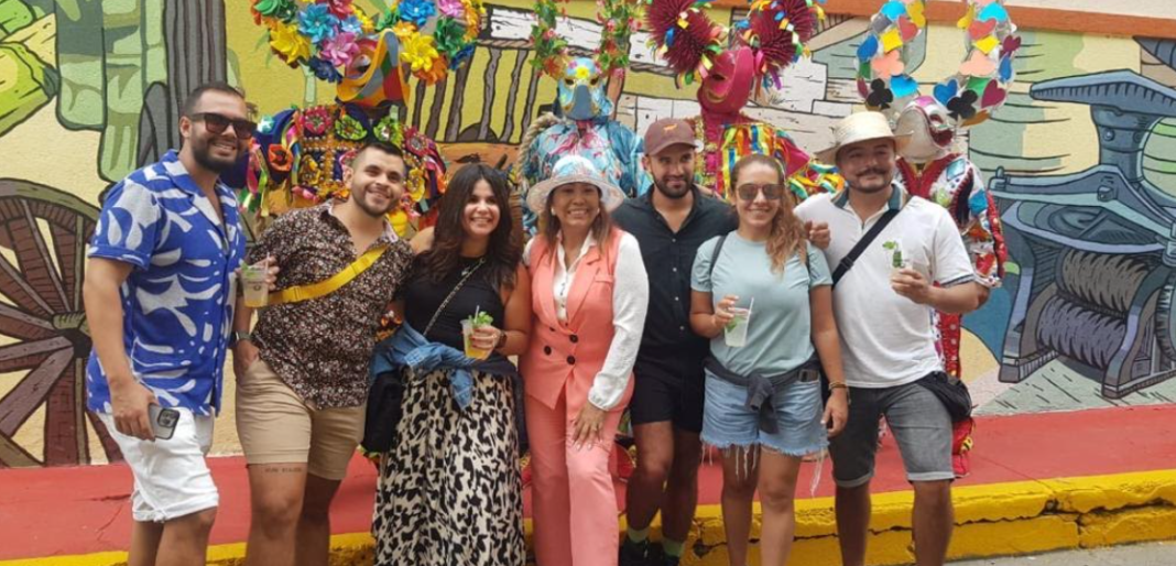 Mucha alegría en la apertura del Graan Dominican Rum Fest 2023 ayer en Santiago.