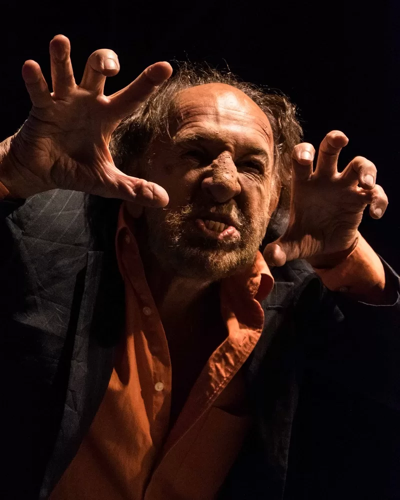 El Hombre de la Rata por Rómulo Rivas en Casa de Teatro, los dias 5, 6, 7, 8 y 9 de septiembre 