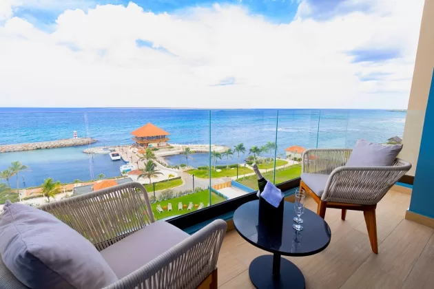Vista de las habitaciones del Hilton Garden Inn La Romana.