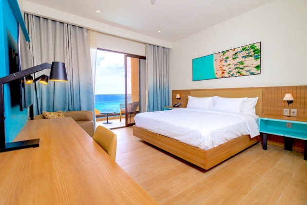 Vista de las habitaciones del Hilton Garden Inn La Romana.