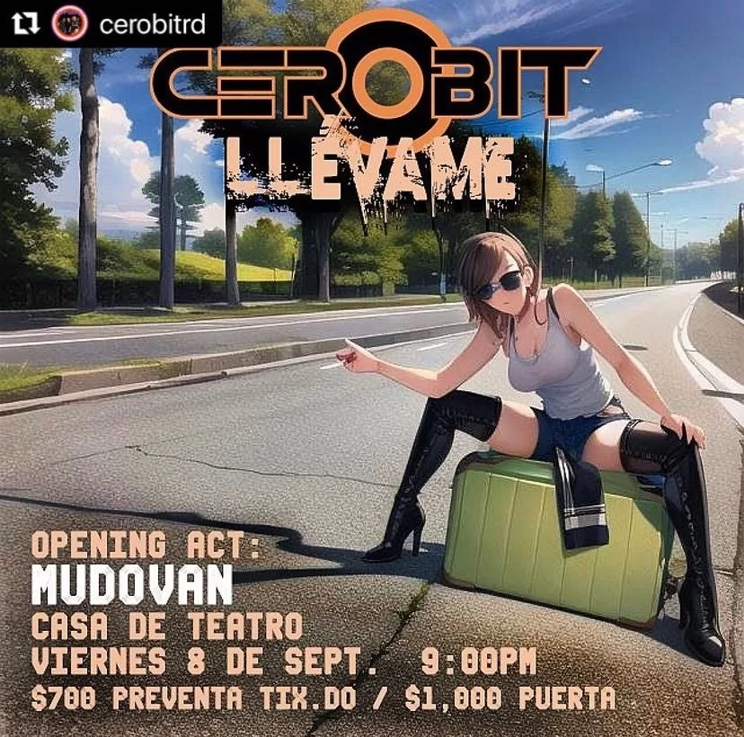 Cerobit presenta su concierto Llévame junto a Mudovan en Casa de Teatro el V8 a las 8 de la noche 2