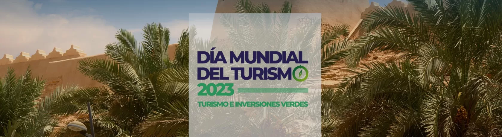 Banner para el Día Mundial del Turismo 2023 