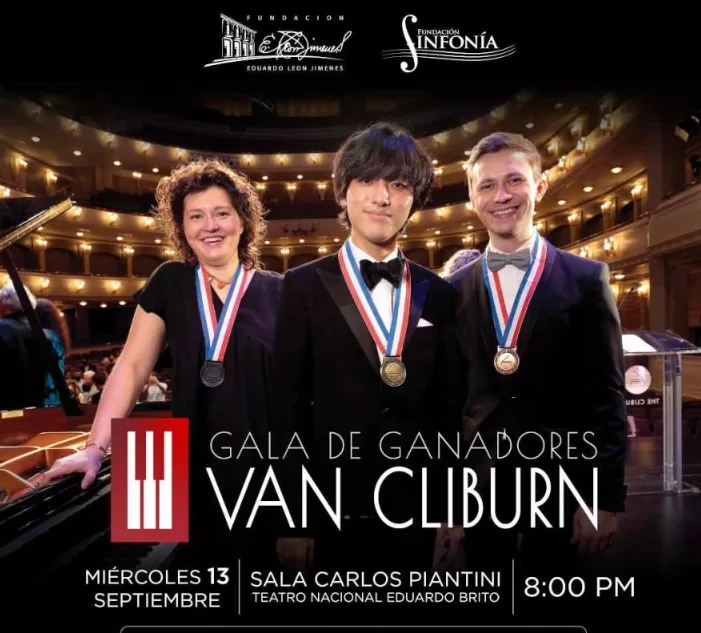 Gala de Ganadorers Van Cliburn en el Teatro Nacional Eduardo Brito el 13 de sept