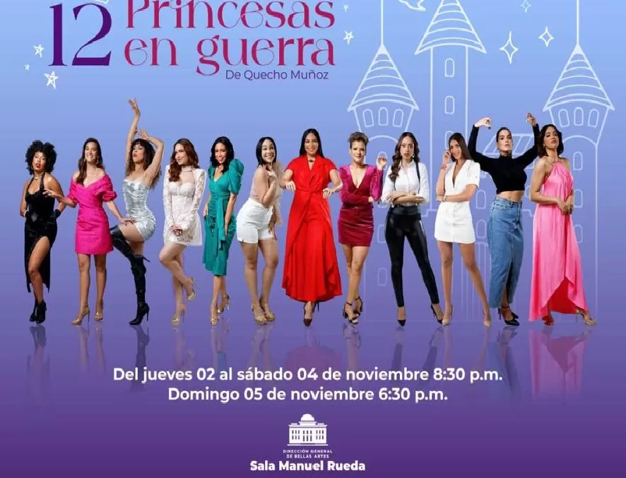 12 Princesas en Guerra en noviembre en Bellas Artes