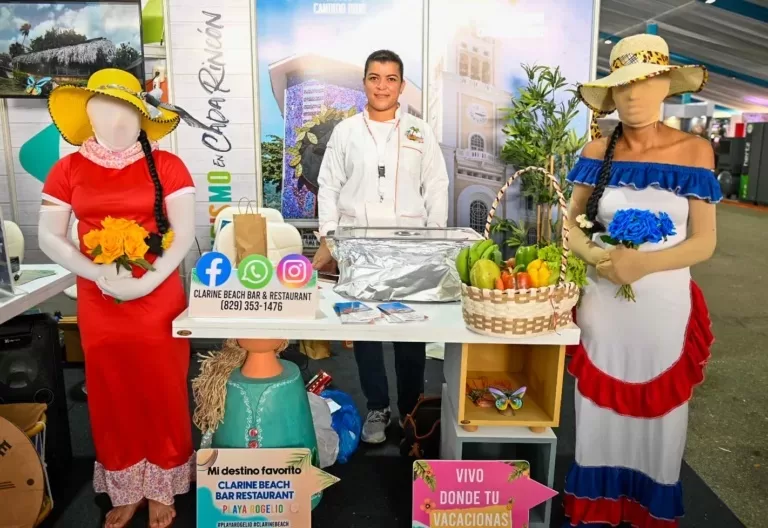 Clarine Beach Bar y Restaurant expuso en el stand de Mitur en Expo Cibao 2023