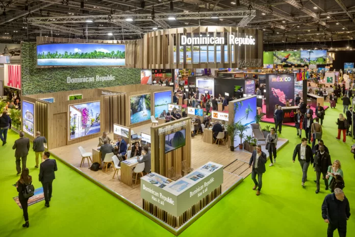 Stand de Republica Dominicana en WTM Londres 2023