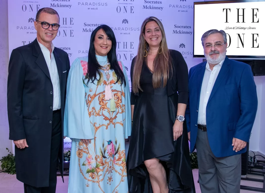 En la foto Socrates McKinney, Giannina Azar, Sara Ranghi y Francisco Camps