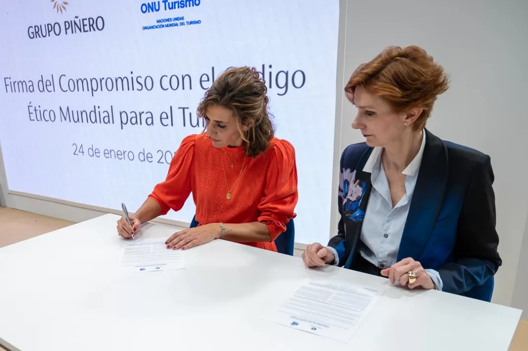 -En Fitur 2024, el Grupo Piñero se ha suscrito de forma oficial al Código Ético Mundial para el Turismo impulsado por la ONU Turismo