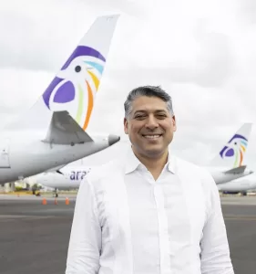 Víctor Pacheco Méndez, CEO de Arajet Airline.