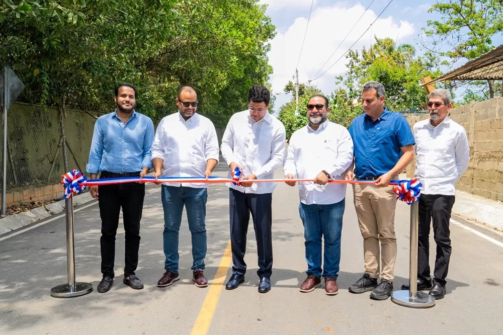 David Collado encabezó la inauguración de la vía turística Camino Belarmino Ramírez en Jarabacoa
