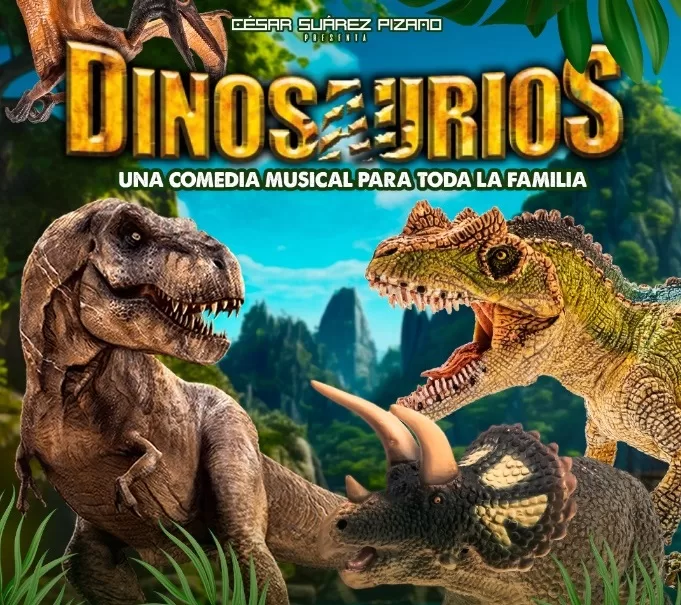 Dinosaurios en el Teatro Nacional el 1 y 2 de junio