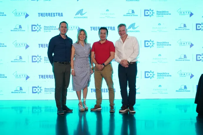 Ejecutivos del Hotel Hyatt Inclusive Collection durante el DATE 2024 en Punta Cana.