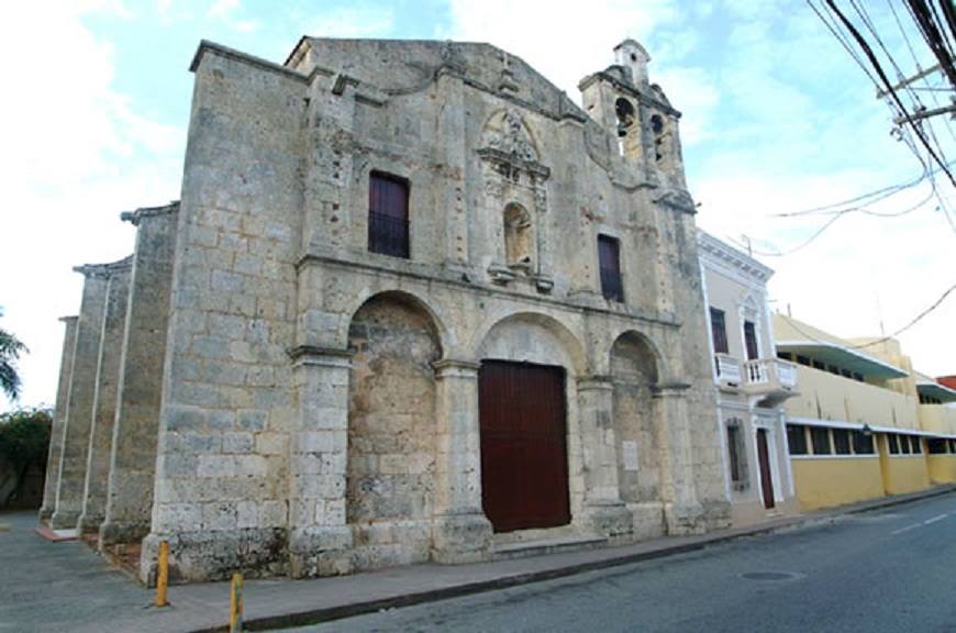Iglesia Regina Angelorium en la Ciudad Colonial de Santo Domingo.