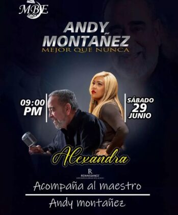 Andy Montañez en el Teatro La Fiesta del Jaragua este sábado 29 a