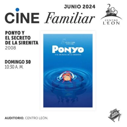 Ponyo en el Cine en el Centro León