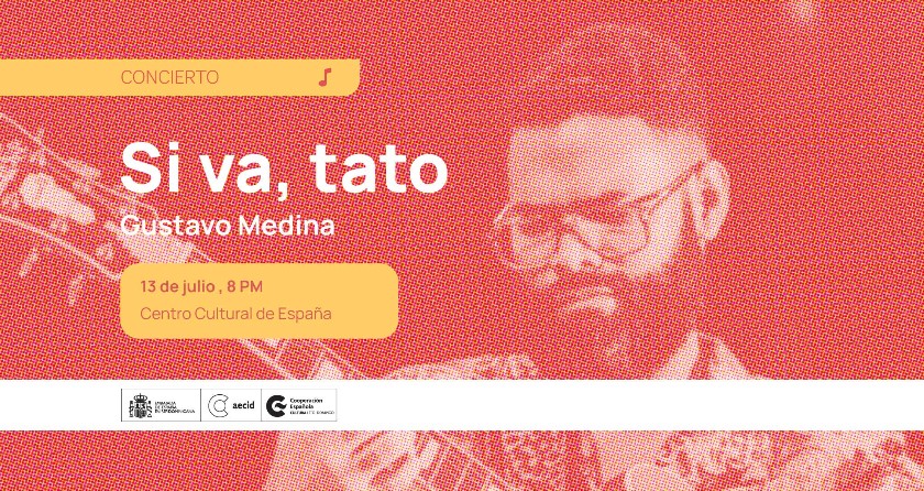 Si va, Tato con Gustavo Medina el sábado 13 a las 8 pm en el CCESD