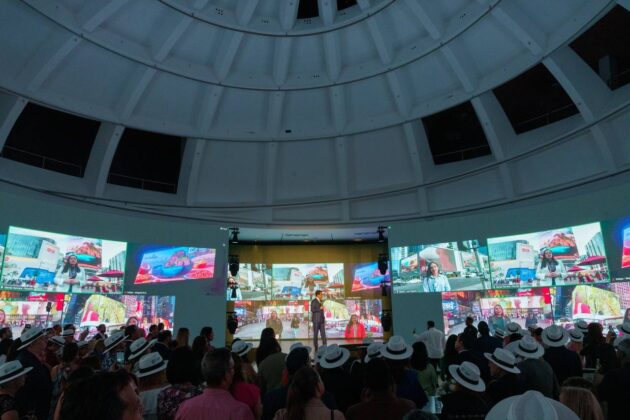 Acto en el que David Collado, ministro de Turismo presentaba El paraíso en el Caribe, la nueva campaña de promoción de turismo de República Dominicana