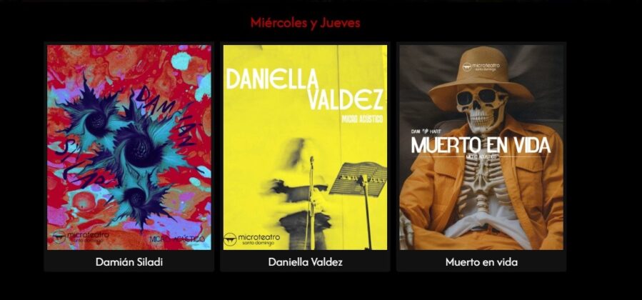 Microteatro Miercoles y Jueves Damnián Siladi, Daniella Valdezy Muerto en Vida a