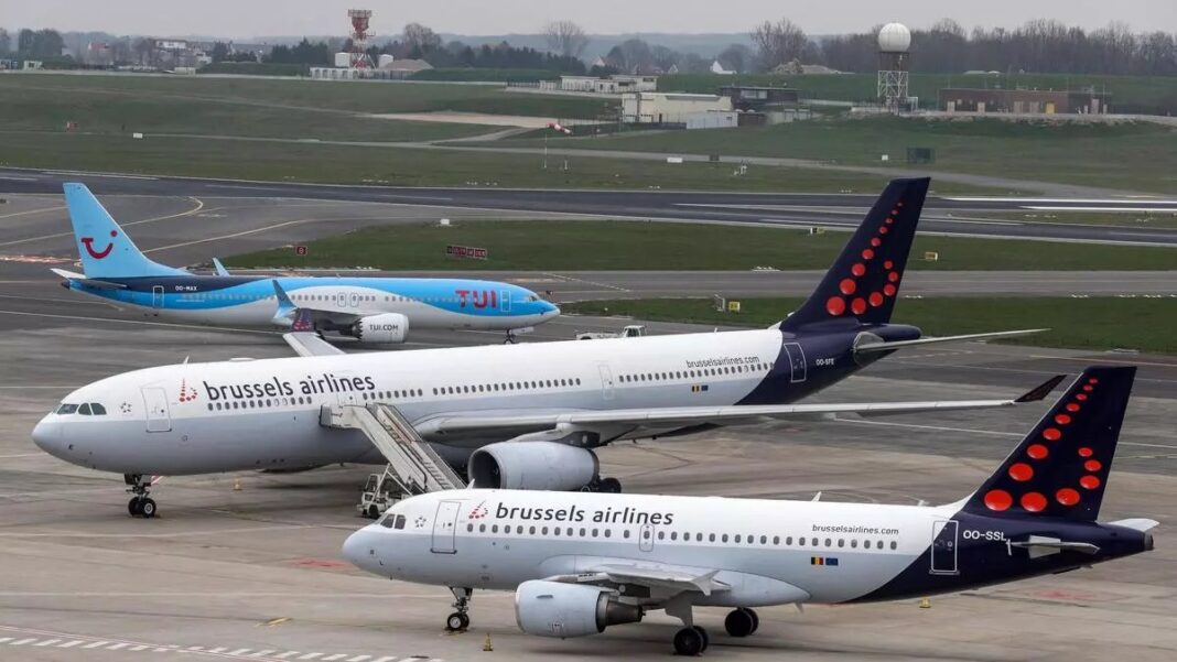 El aeropuerto de Zaventem en Bruselas, Bélgica, canceló todos los vuelos de salida para este martes 2