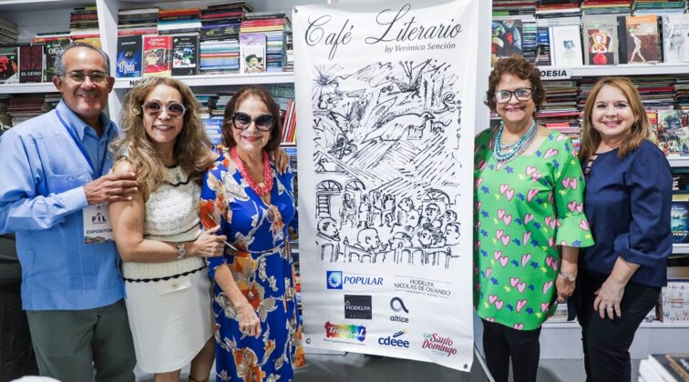 Isael Pérez, Teonilda Madera, Maria Cristina de Farias, Verónica Sención y Varinia Caamaño.