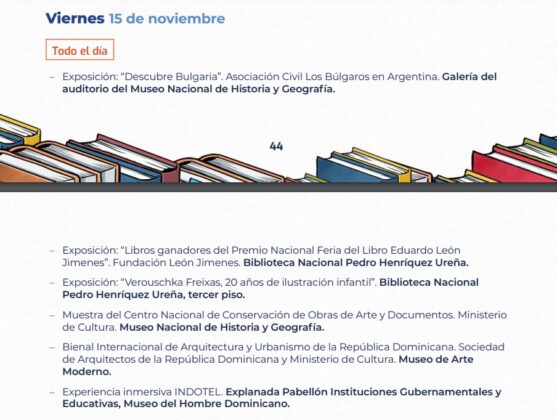 Descargue el Programa y busque la lista de actividades para este viernes 15