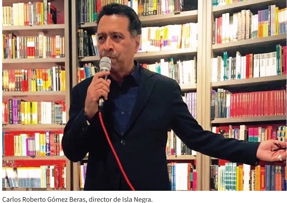 Carlos Roberto Gómez, escritor y gestor literario en Puerto Rico, es dominicano, ha hecho  de la Feria del Libro de Santo Domingo, un hogar para sus títulos.