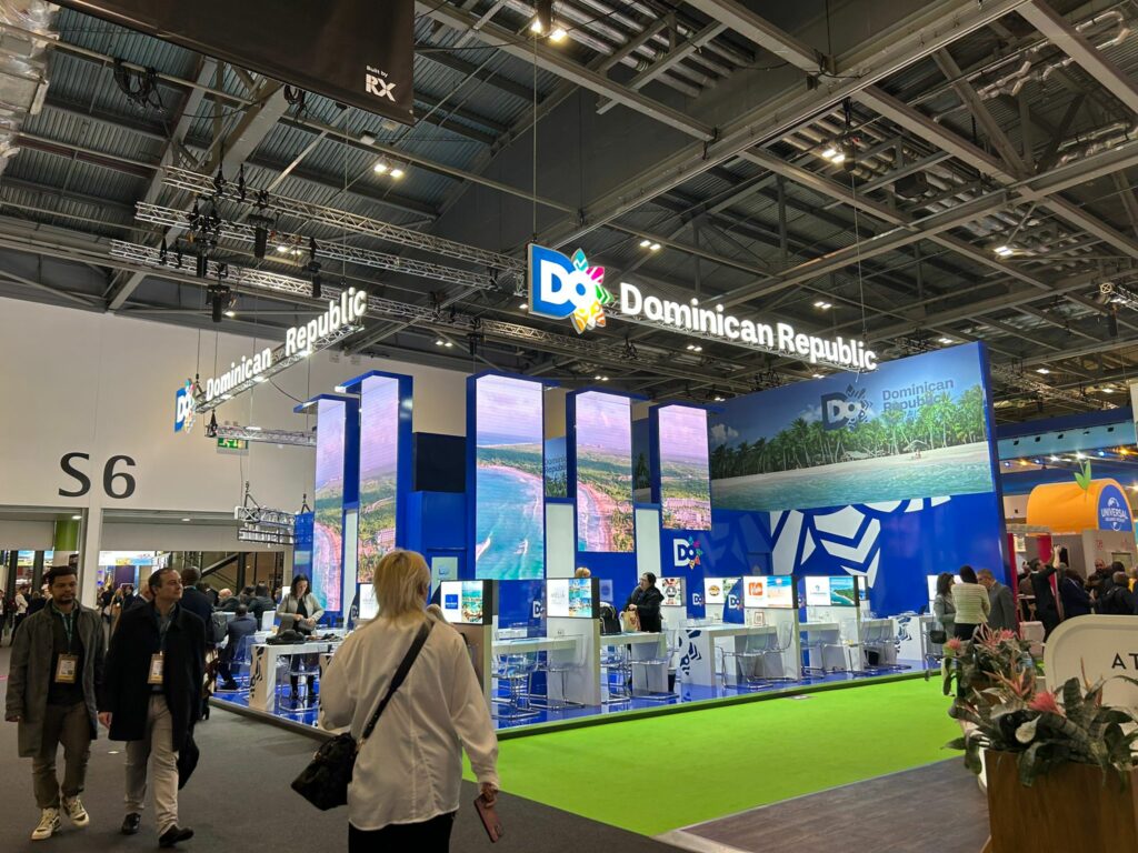Stand de República Dominicana en Londres 2