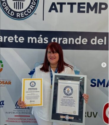 Récord Guines al majarete más grande del mundo hecho en Festur Sánchez Ramírez.
