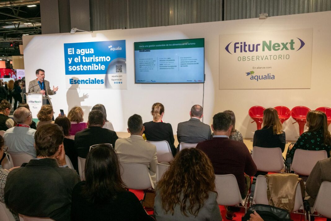 El informe presentado ayer por FiturNext recoge las buenas prácticas turísticas del sector y pone en valor la importancia de cuidar el planeta y los destinos mediante la cadena alimentaria.
