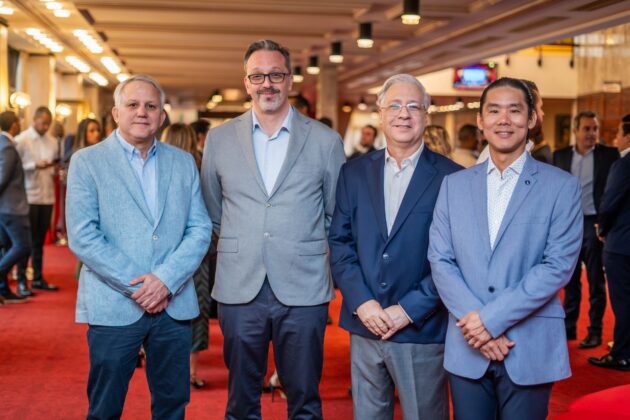 Manuel Morillo, Hans Kuehn, Fausto Gautreaux y Carlos Lu