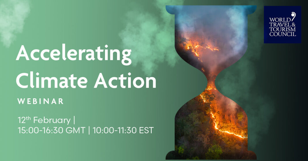 Eñ WTTC invita a su segundo seminario Aceleración de la Acción Climática