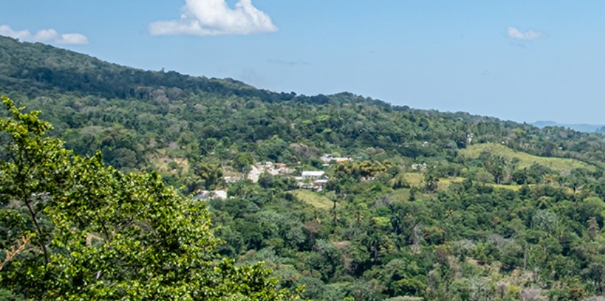 Vista de la zona de Villa Montellano en Puerto Plata